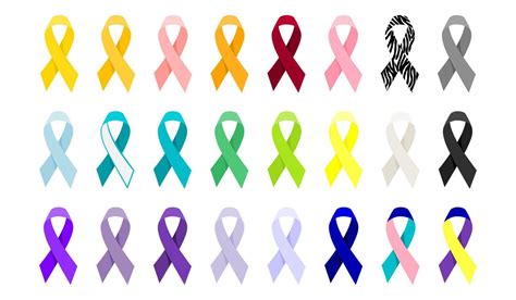 ribbons vector|free cancer ribbons to download.
